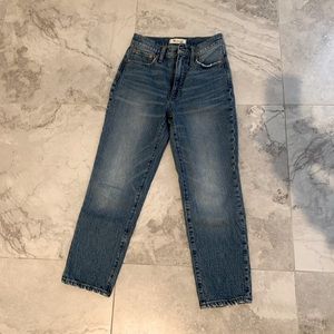 Madewell straight leg jeans